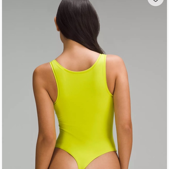 Lululemon Wundermost Ultra-Soft Nulu Square-Neck Sleeveless Bodysuit - Picture 3 of 3